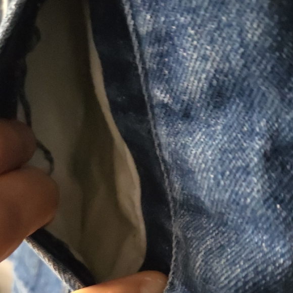 Levis [Levis 70608-0217 Made In USA] Vintage Denim Sherpa-Lined Jacket - Picture 9 of 9